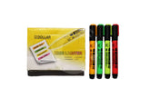 Dollar Highlighter Neon HSL  Red, Green, Yellow, Orange